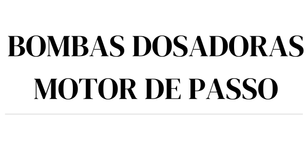 Bombas Dosadoras, Motor de Passo